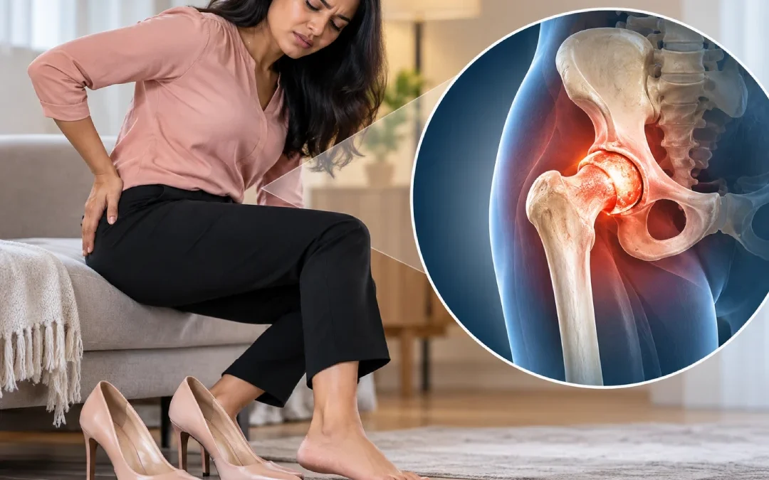 Does Wearing High Heels for Years Contribute to Hip Joint Damage in Women?