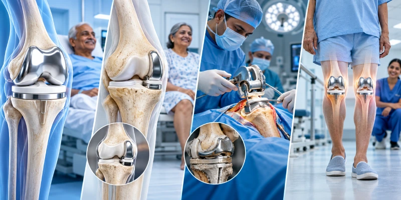 Types of Knee Replacement Surgery – Total, Partial, Revision & Bilateral