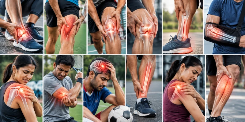 Types of Sports Injuries – Common Injuries Affecting Muscles, Bones and Joints
